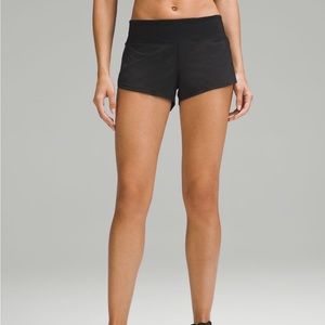 Lululemon Speed Up Low Rise Short 2.5” - Black